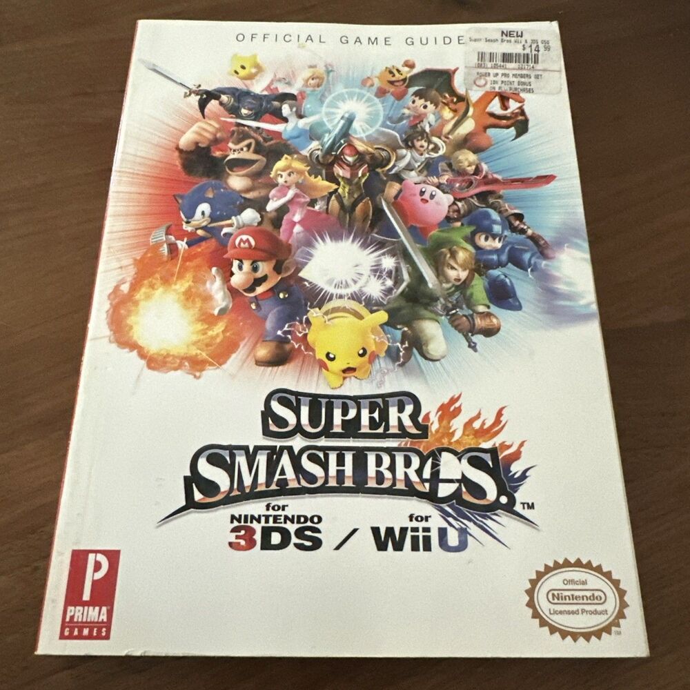 5 for $30 - Super Smash Bros. WiiU/3DS: Prima Official Game Guide - Paperback